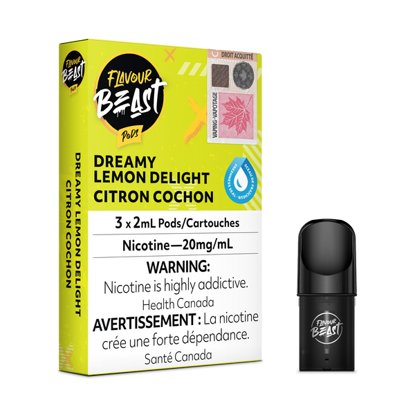 DREAMY LEMON DELIGHT - FLAVOUR BEAST PODS