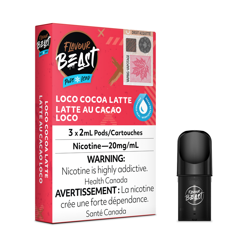 LOCO COCOA LATTE - FLAVOUR BEAST PODS