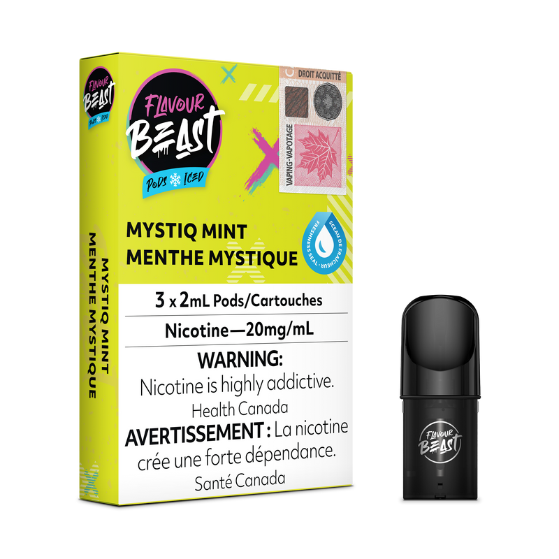 MYSTIQ MINT - FLAVOUR BEAST PODS