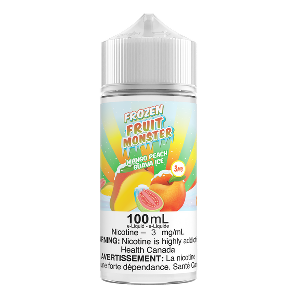 GLACE MANGUE PÊCHE GOYAVA - MONSTRE DE FRUITS SURGELÉS (100mL)