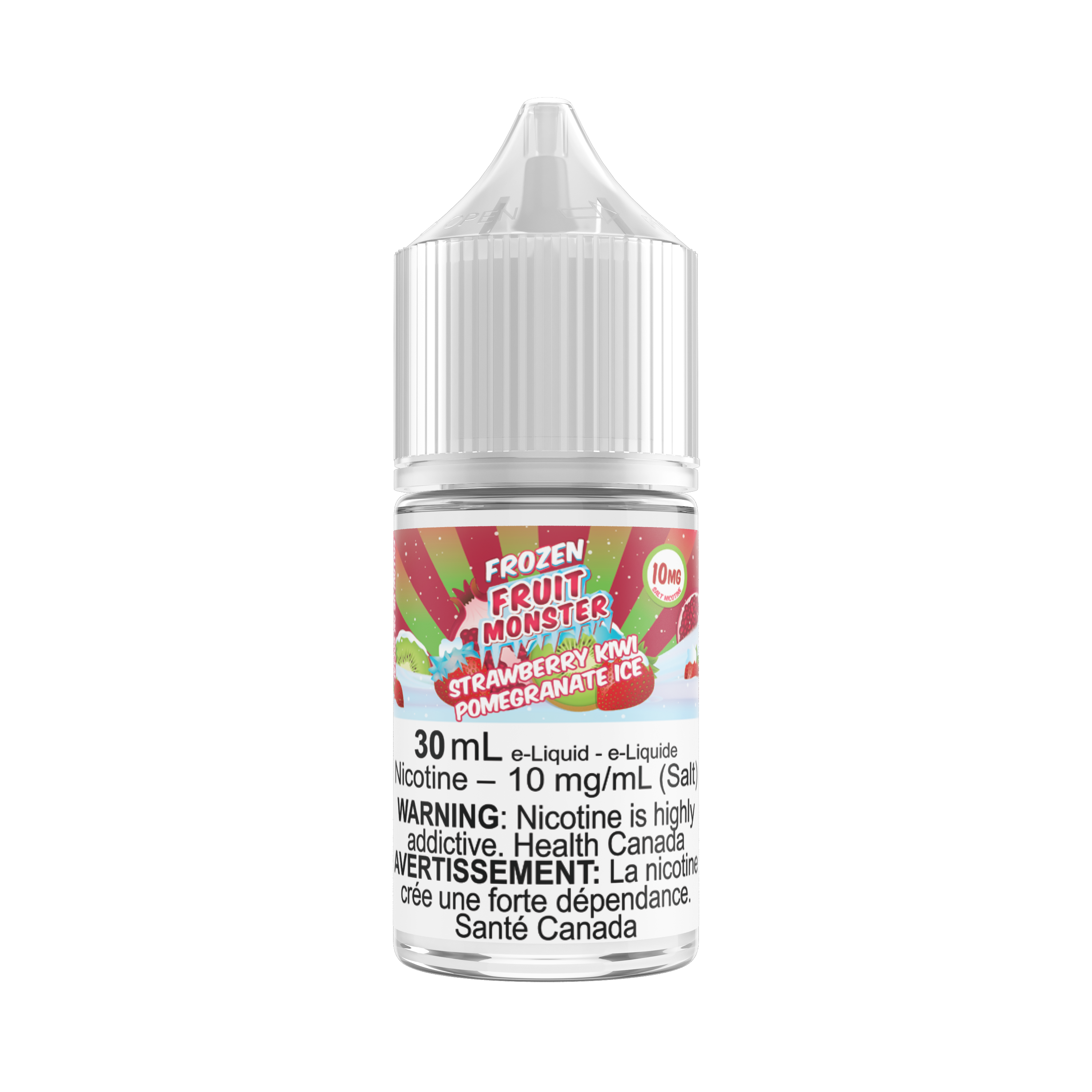 STRAWBERRY KIWI POMEGRANATE ICE - FROZEN FRUIT MONSTER SALT (30mL) (ONTARIO)