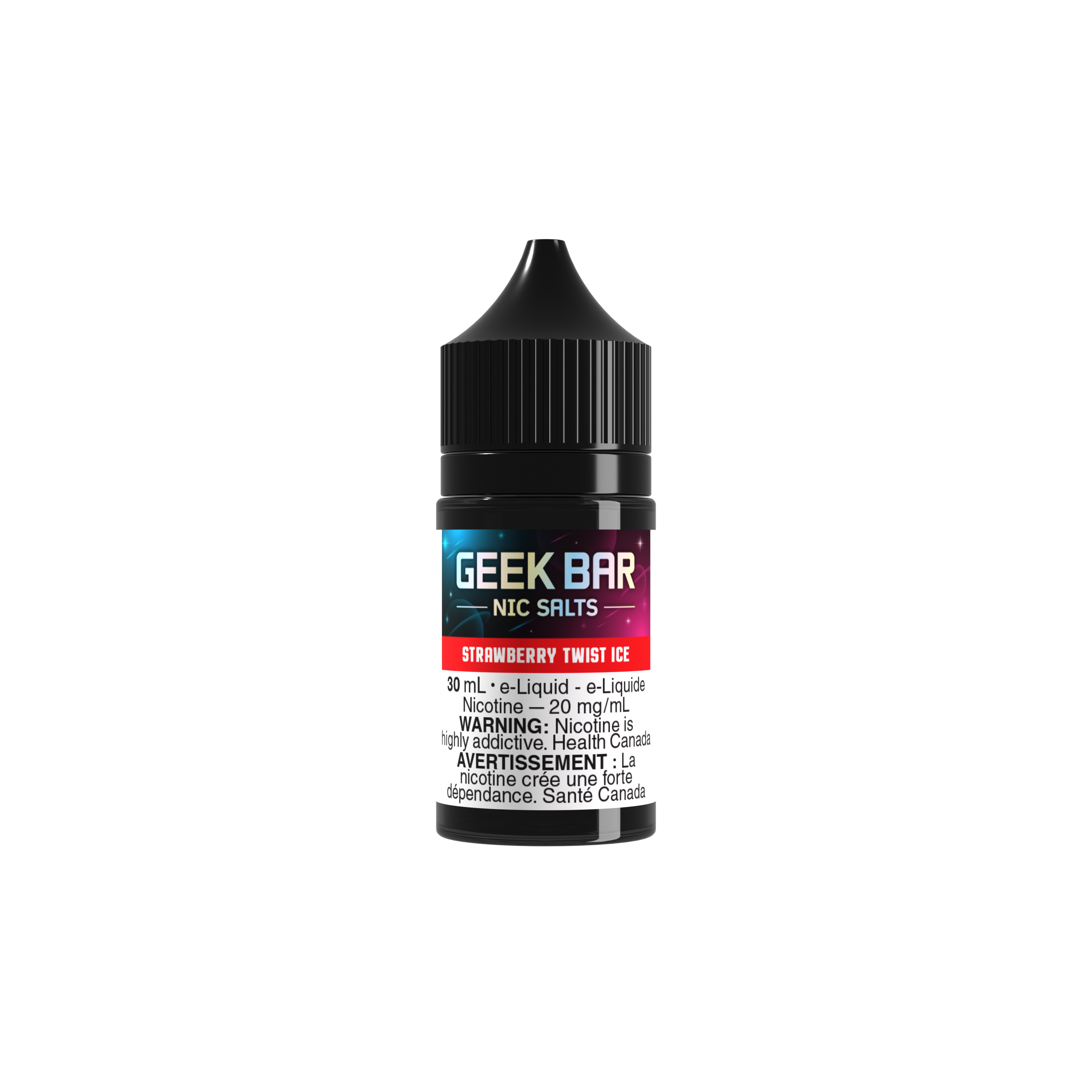 STRAWBERRY TWIST ICE - BY GEEK BAR NIC SALTS (30mL) (ONTARIO)