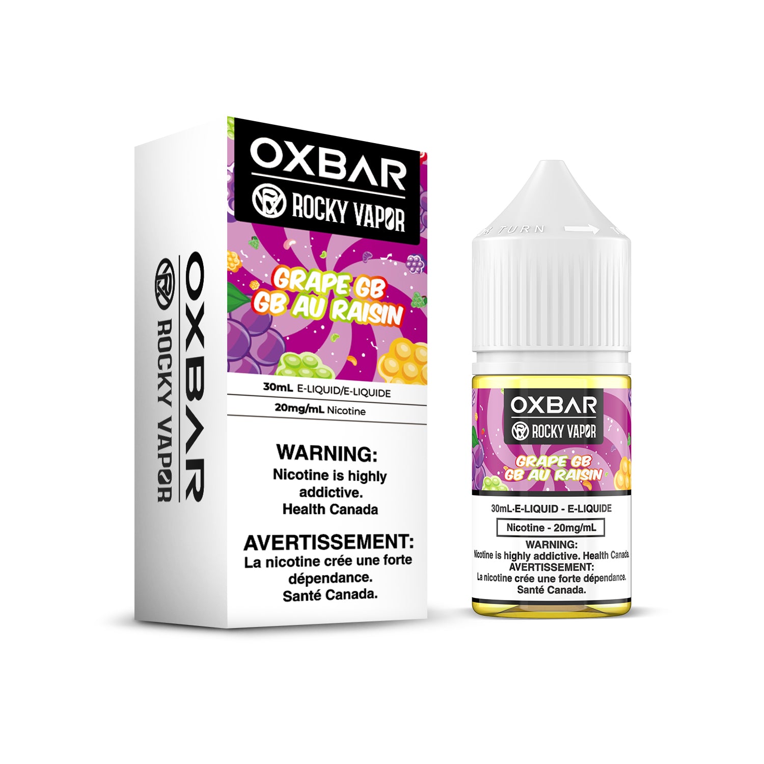 GRAPE GB - OXBAR E LIQUID (30mL)