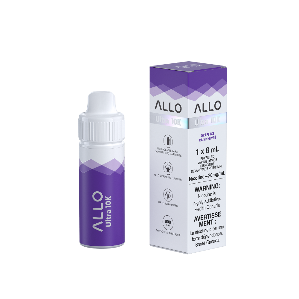 GRAPE ICE - ALLO ULTRA 10K (8mL) (DEVICE & POD KIT)