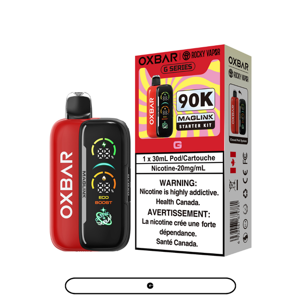 G - OXBAR MAGLINK *HYBRID DISPOSABLE STARTER KIT* (DEVICE & POD) (30mL)