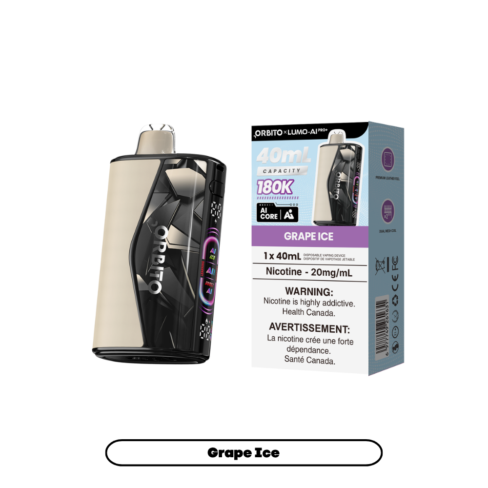GRAPE ICE - ORBITO LUMO AI PRO+ 180K (40mL)
