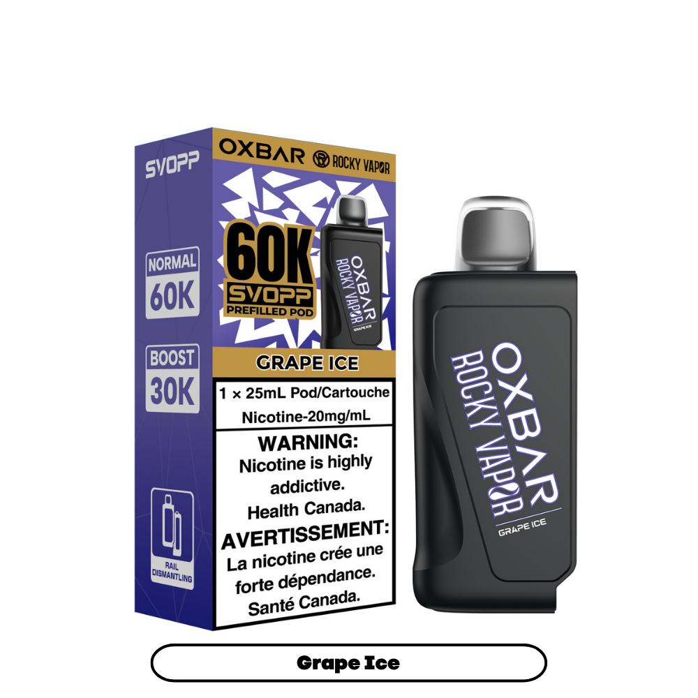 GRAPE ICE - OXBAR SVOPP 60K POD SYSTEM (SVOPP DEVICE REQUIRED) (ONTARIO)