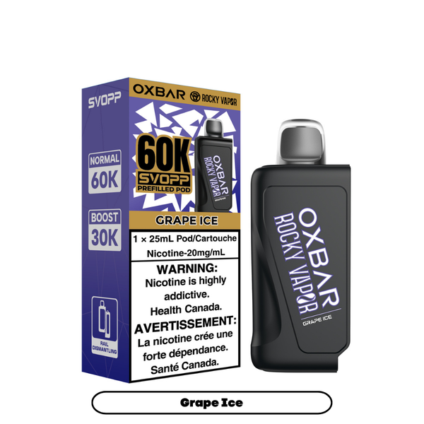 GRAPE ICE - OXBAR SVOPP 60K POD SYSTEM (SVOPP DEVICE REQUIRED) (ONTARIO)