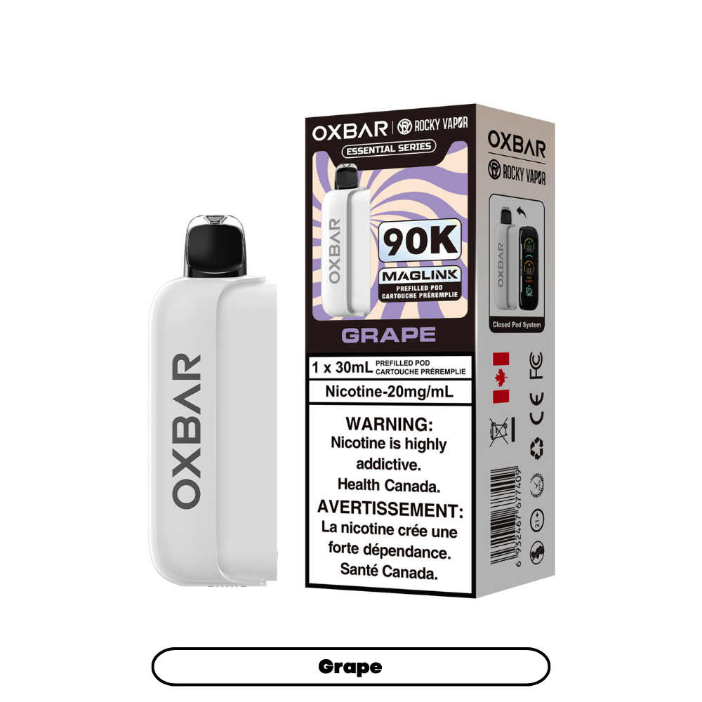 GRAPE - OXBAR MAGLINK *HYBRID DISPOSABLE* (POD ONLY) (30mL)