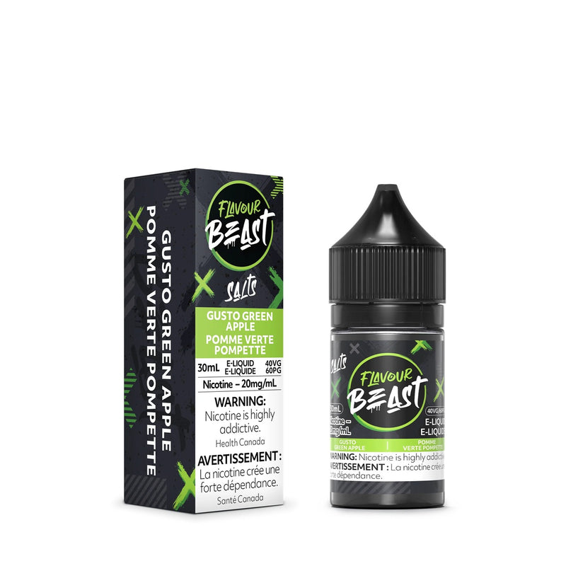 GUSTO GREEN APPLE - FLAVOUR BEAST E LIQUID (30mL) (ONTARIO)
