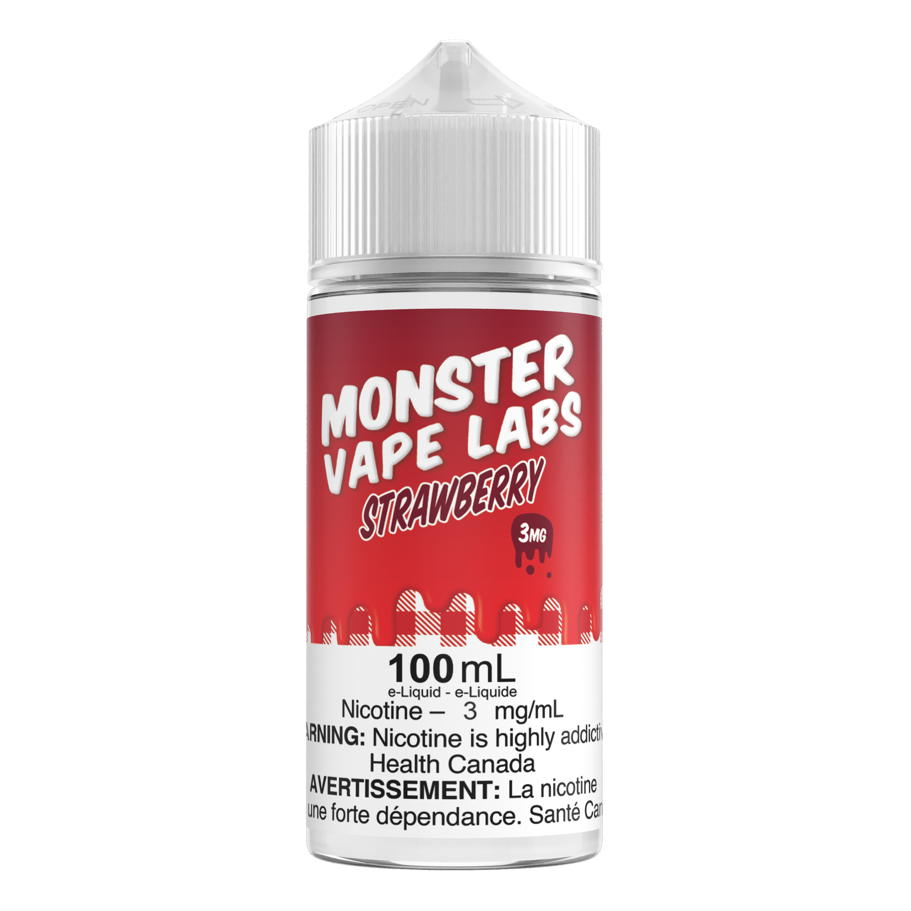 STRAWBERRY - MONSTER VAPE LABS (100mL) (ONTARIO)