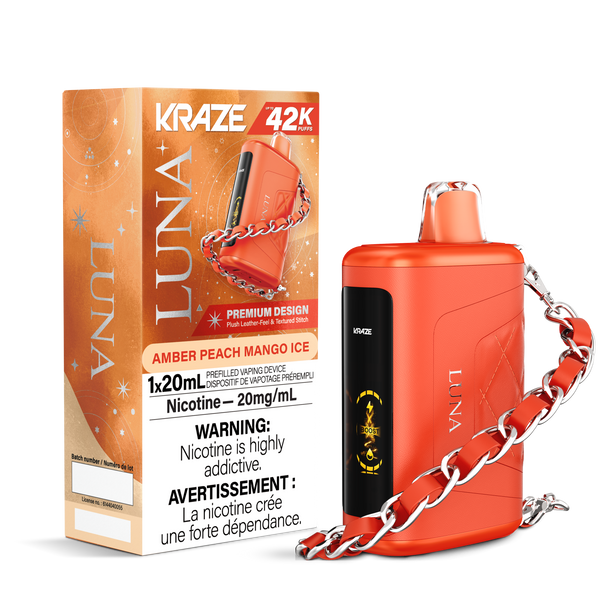 AMBER PEACH MANGO ICE - KRAZE LUNA (ONTARIO)