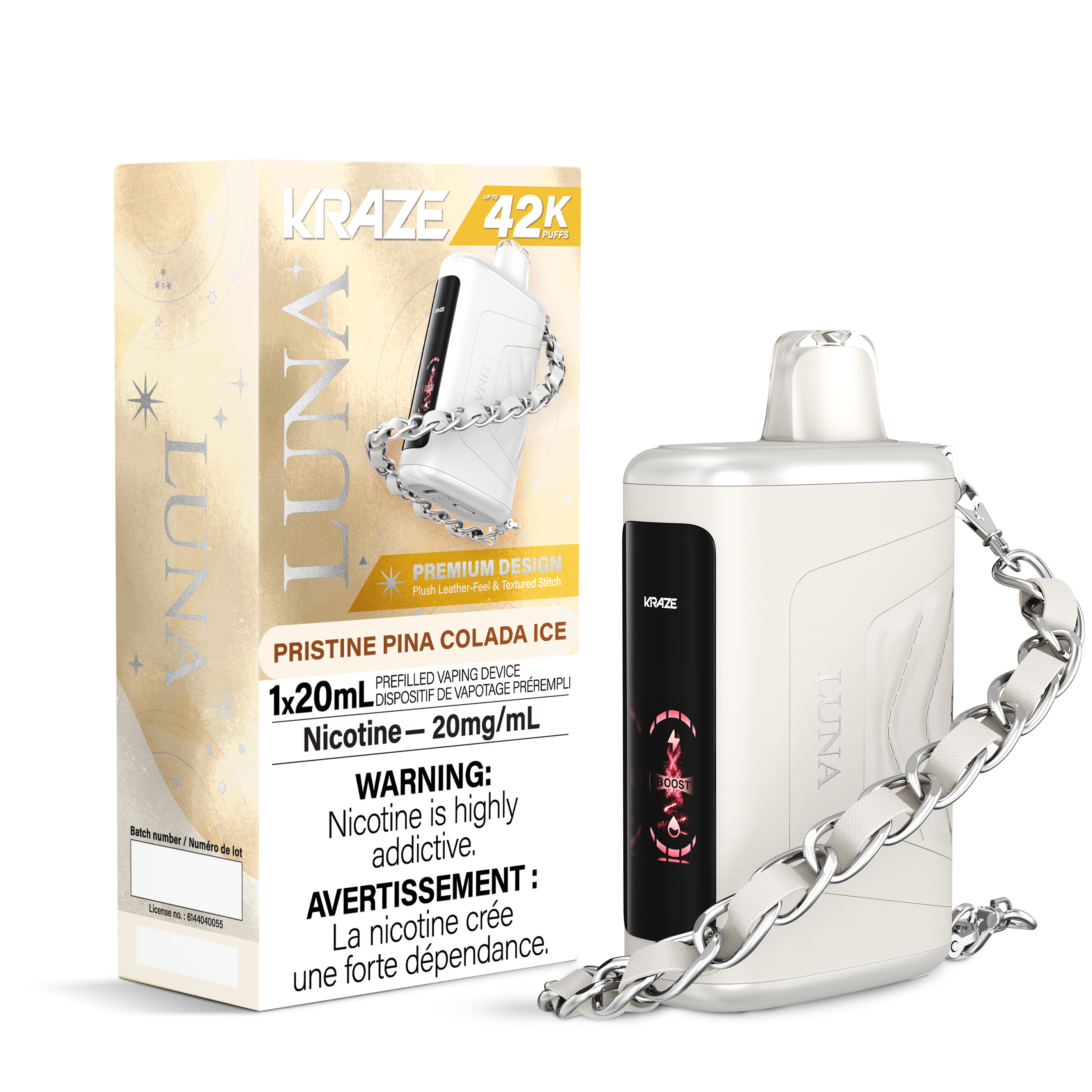 PRISTINE PINA COLADA ICE - KRAZE LUNA (ONTARIO)