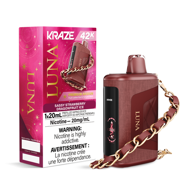 SASSY STRAWBERRY DRAGONFRUIT ICE - KRAZE LUNA (ONTARIO)