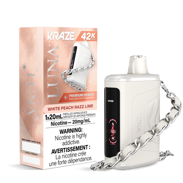 WHITE PEACH RAZZ LIME - KRAZE LUNA (ONTARIO)