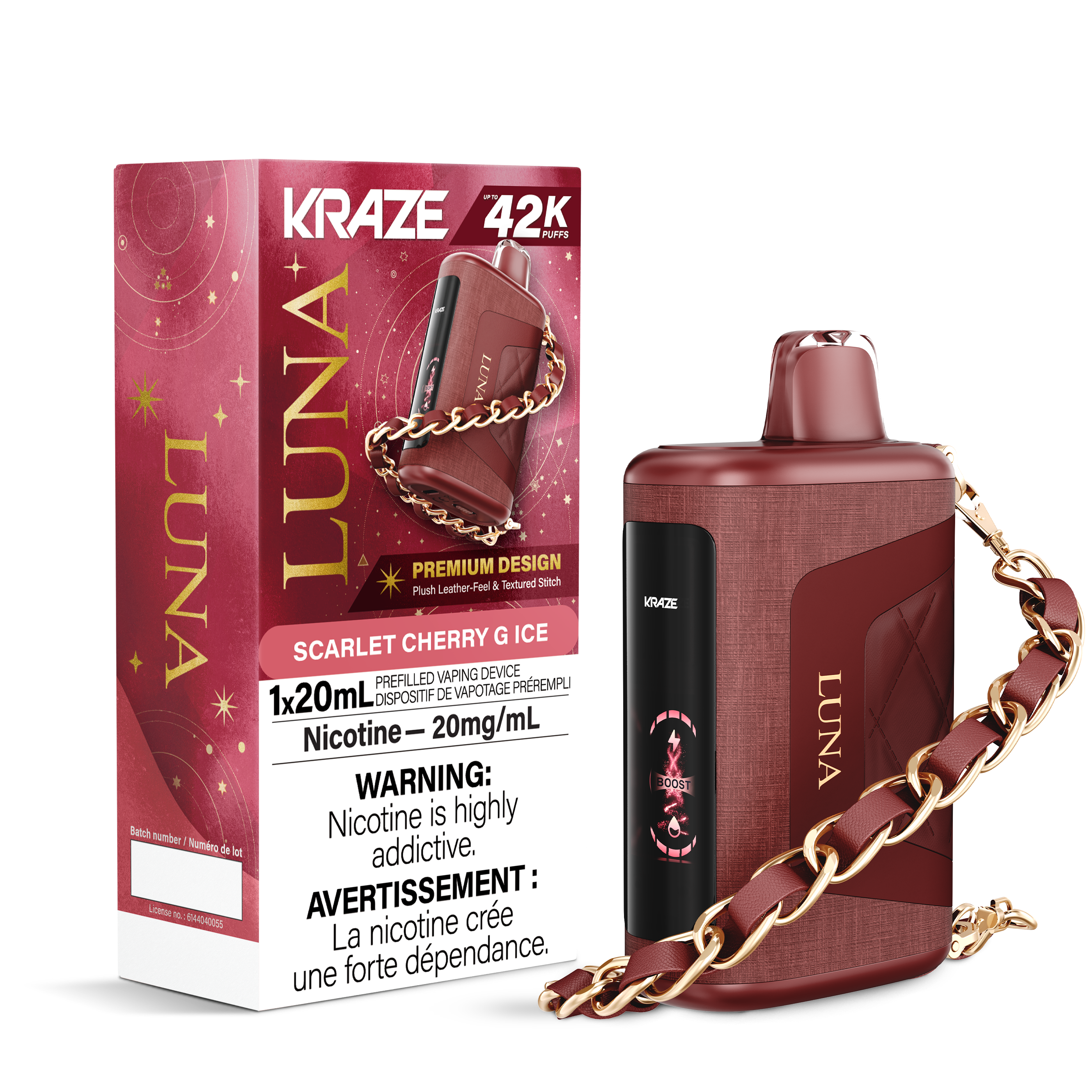 SCARLET CHERRY G ICE - KRAZE LUNA (ONTARIO)