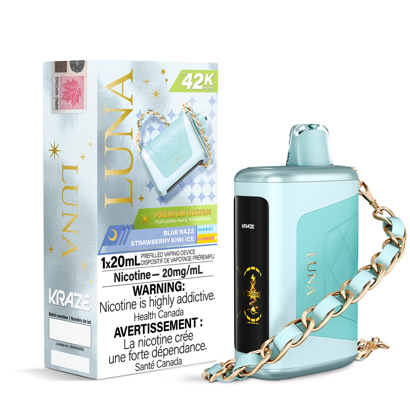 BLUE RAZZ STRAWBERRY KIWI ICE - KRAZE LUNA (ONTARIO)