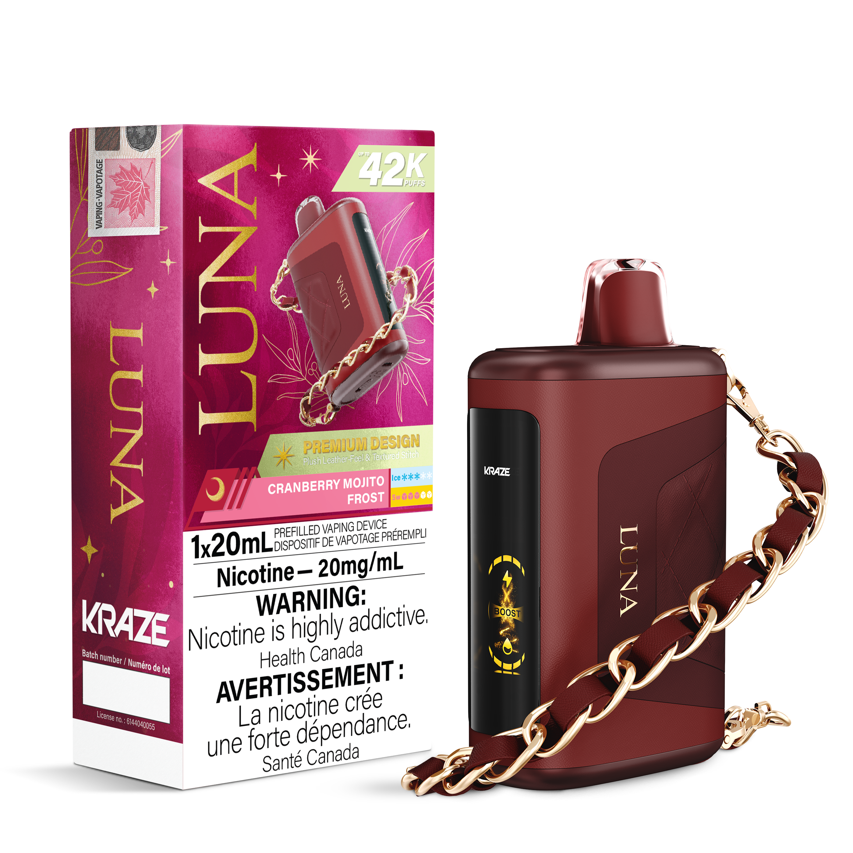 CRANBERRY MOJITO FROST - KRAZE LUNA