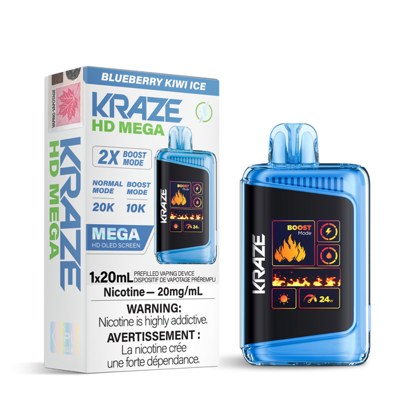 BLUEBERRY KIWI ICE-KRAZE HD MEGA