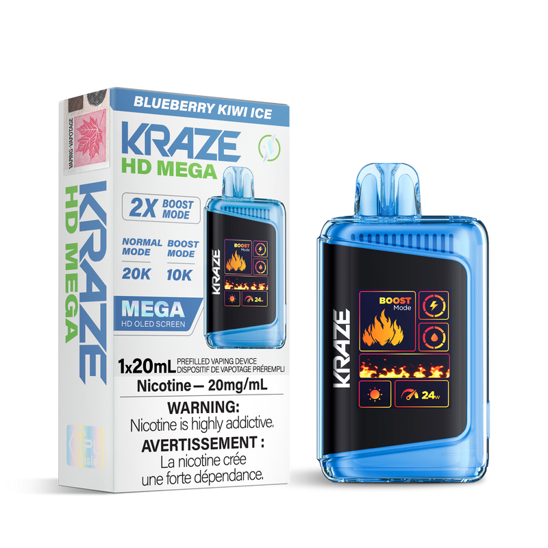 BLUEBERRY KIWI ICE-KRAZE HD MEGA