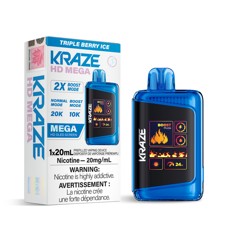 TRIPLE BERRY ICE-KRAZE HD MEGA