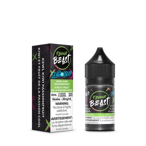 KEWL KIWI PASSIONFRUIT ICED - FLAVOUR BEAST E LIQUID (30mL) (ONTARIO)