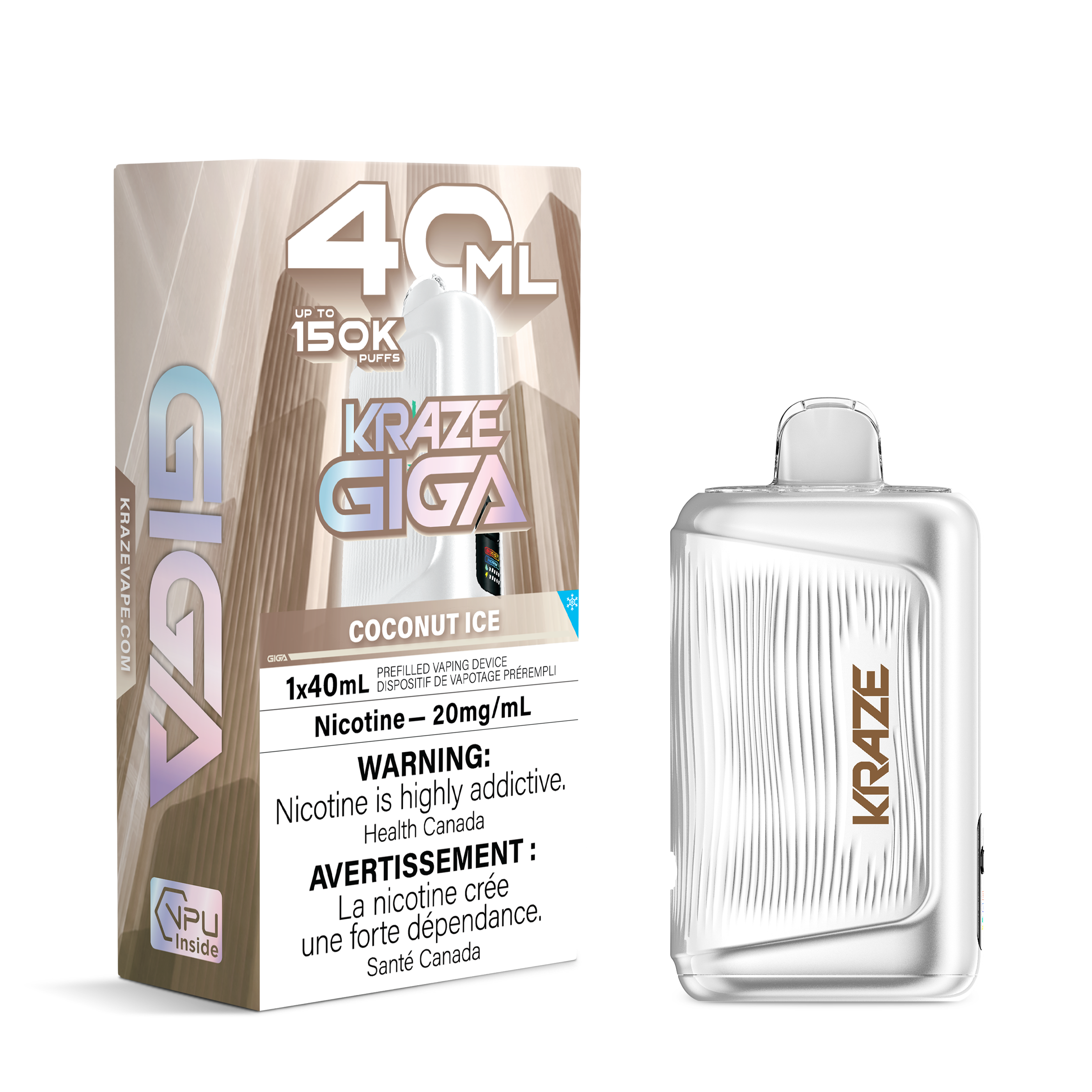 COCONUT ICE - KRAZE GIGA (40mL)