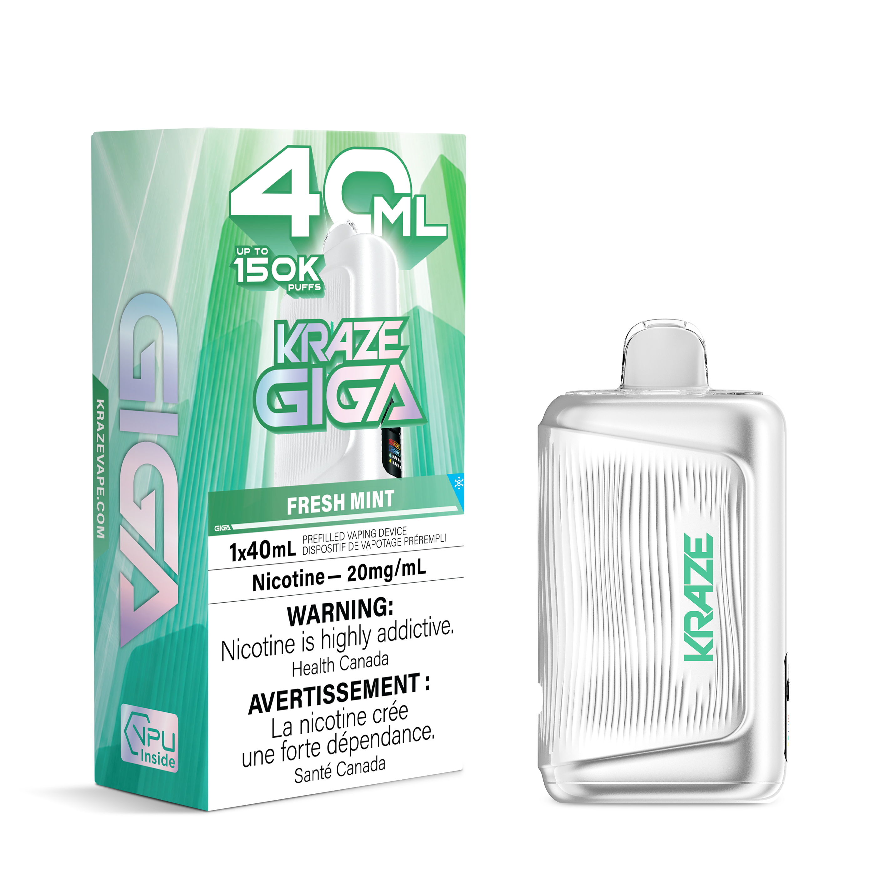 FRESH MINT - KRAZE GIGA (40mL)
