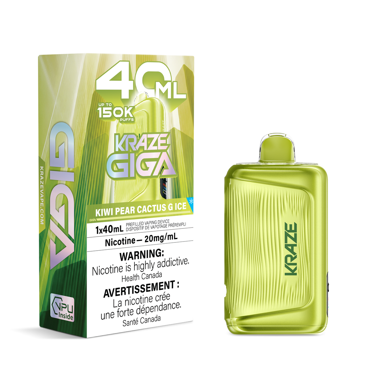KIWI PEAR CACTUS G ICE - KRAZE GIGA (40mL)
