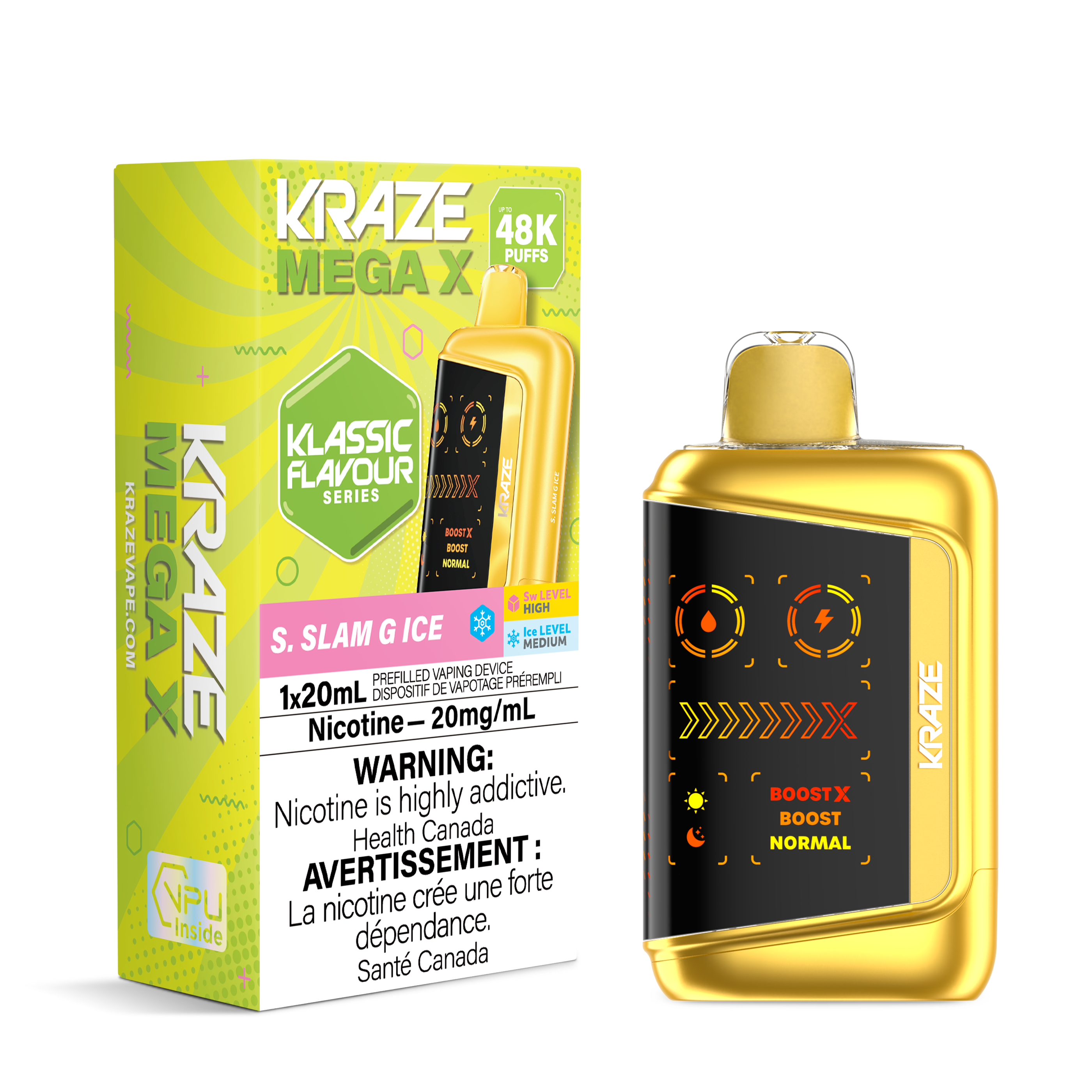 S. SLAM G ICE - KRAZE MEGA X (20mL)