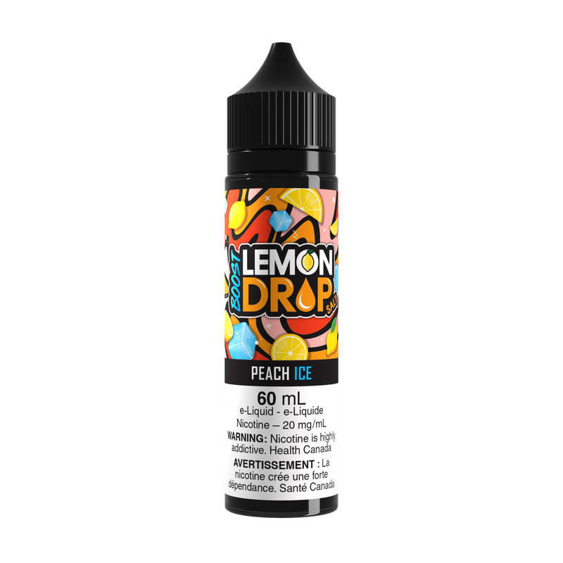 PEACH ICE BY LEMON DROP BOOST SALT (60mL)