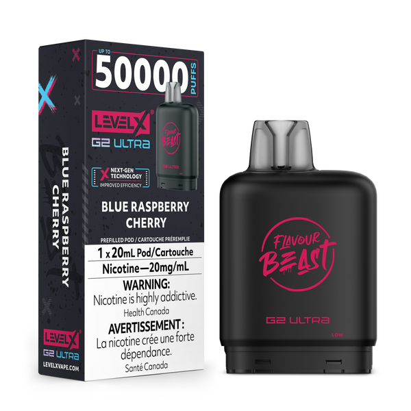 BLUE RASPBERRY CHERRY - FLAVOUR BEAST LEVEL X G2 ULTRA (20mL) (ONTARIO)