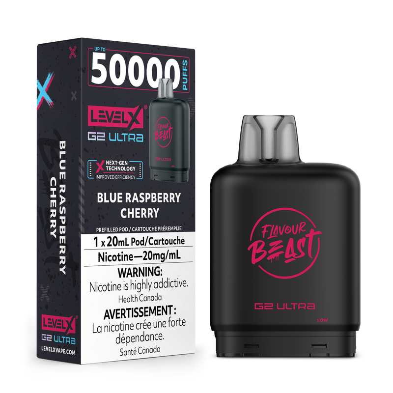 BLUE RASPBERRY CHERRY - FLAVOUR BEAST LEVEL X G2 ULTRA (20mL) (ONTARIO)