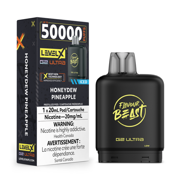 HONEYDEW PINEAPPLE - FLAVOUR BEAST LEVEL X G2 ULTRA (20mL) (ONTARIO)