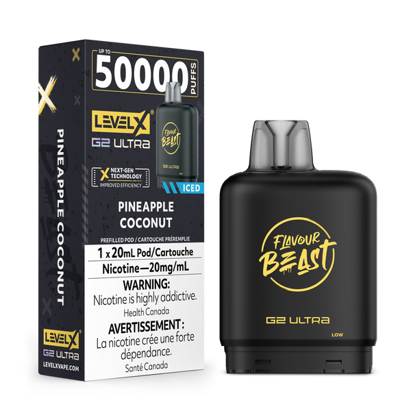 PINEAPPLE COCONUT - FLAVOUR BEAST LEVEL X G2 ULTRA (20mL) (ONTARIO)