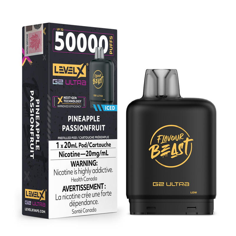 PINEAPPLE PASSIONFRUIT - FLAVOUR BEAST LEVEL X G2 ULTRA (20mL) (ONTARIO)