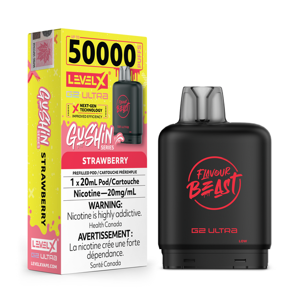 GUSHIN STRAWBERRY - FLAVOUR BEAST LEVEL X G2 ULTRA (20mL) (ONTARIO)