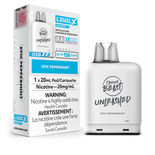 EPIC PEPPERMINT - LEVEL X FB UNLEASHED BOOST POD (20mL)