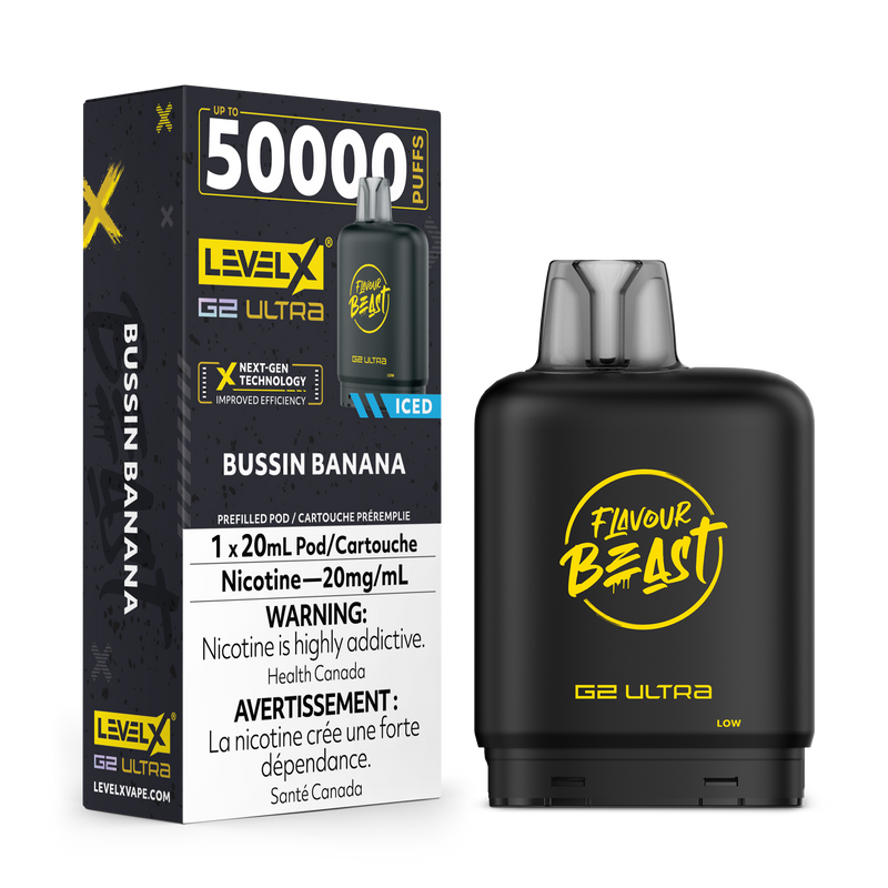 BUSSIN' BANANA - FLAVOUR BEAST LEVEL X G2 ULTRA (20mL) (ONTARIO)