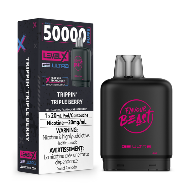 TRIPPIN' TRIPLE BERRY - FLAVOUR BEAST LEVEL X G2 ULTRA (20mL) (ONTARIO)