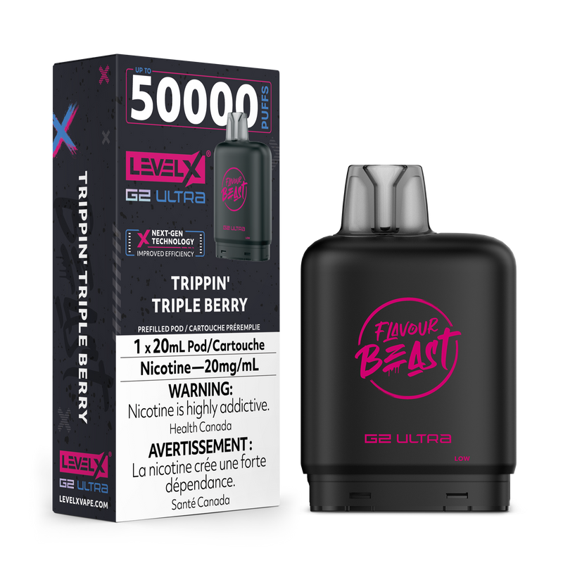 TRIPPIN' TRIPLE BERRY - FLAVOUR BEAST LEVEL X G2 ULTRA (20mL) (ONTARIO)
