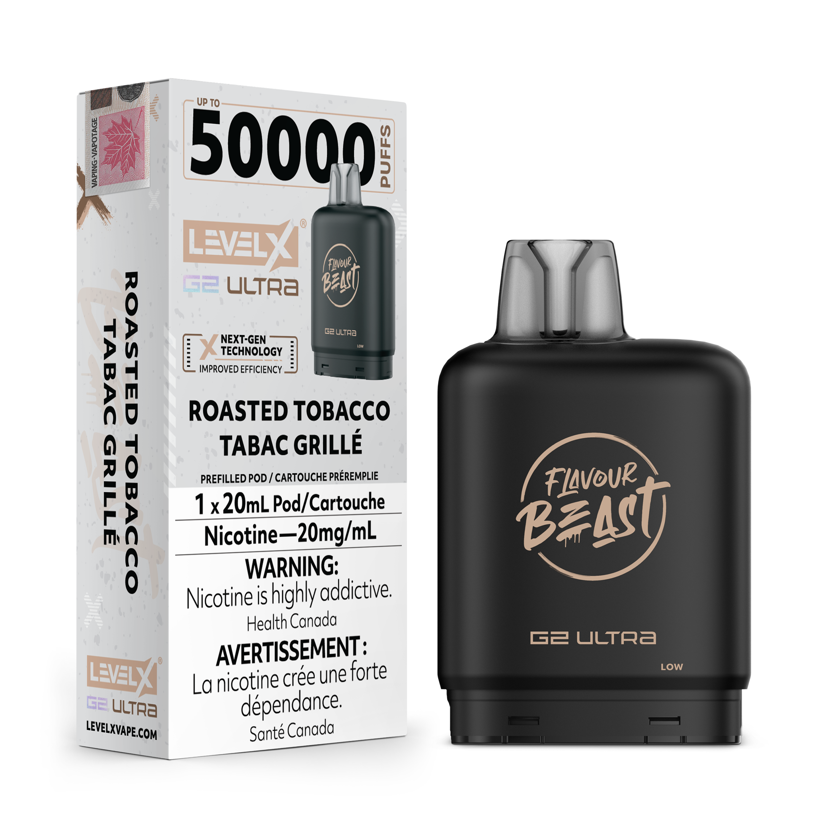 ROASTED TOBACCO - FLAVOUR BEAST LEVEL X G2 ULTRA (20mL) (ONTARIO)