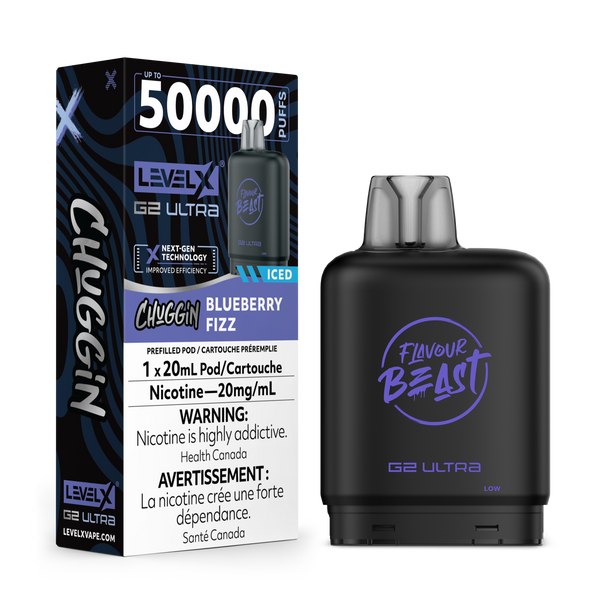 BLUEBERRY FIZZ - FLAVOUR BEAST LEVEL X G2 ULTRA (20mL) (ONTARIO)