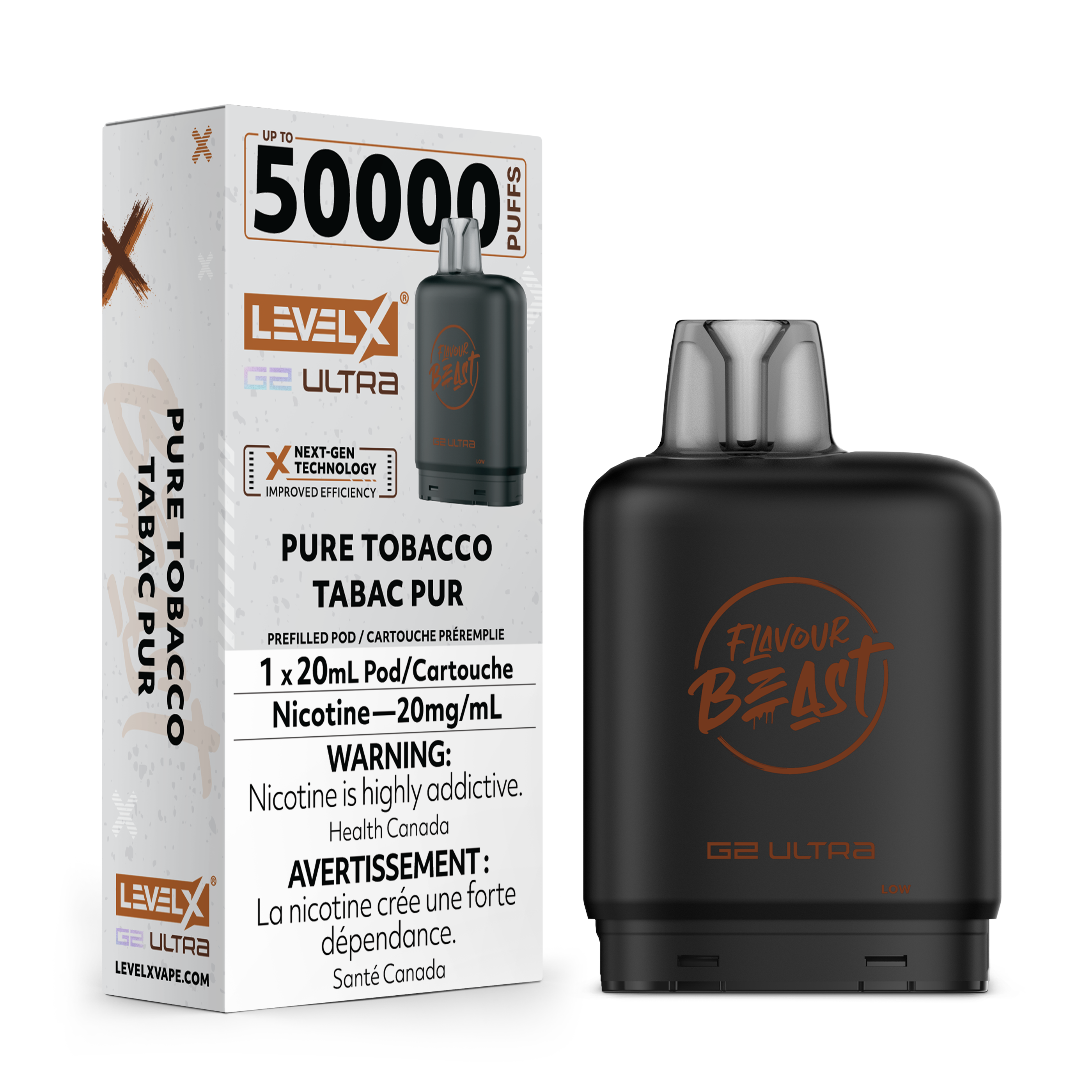 PURE TOBACCO - FLAVOUR BEAST LEVEL X G2 ULTRA (20mL) (ONTARIO)