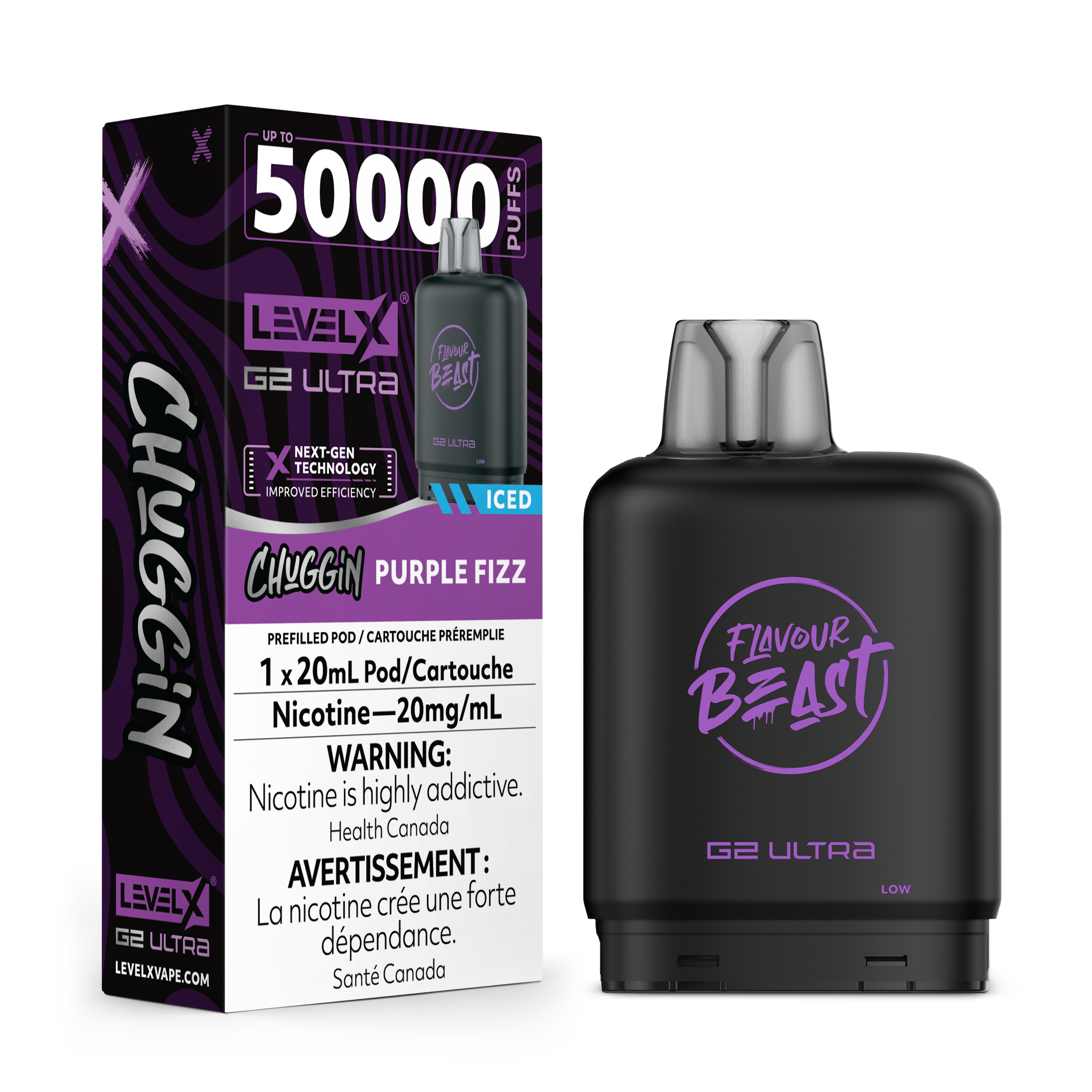 PURPLE FIZZ - FLAVOUR BEAST LEVEL X G2 ULTRA (20mL) (ONTARIO)