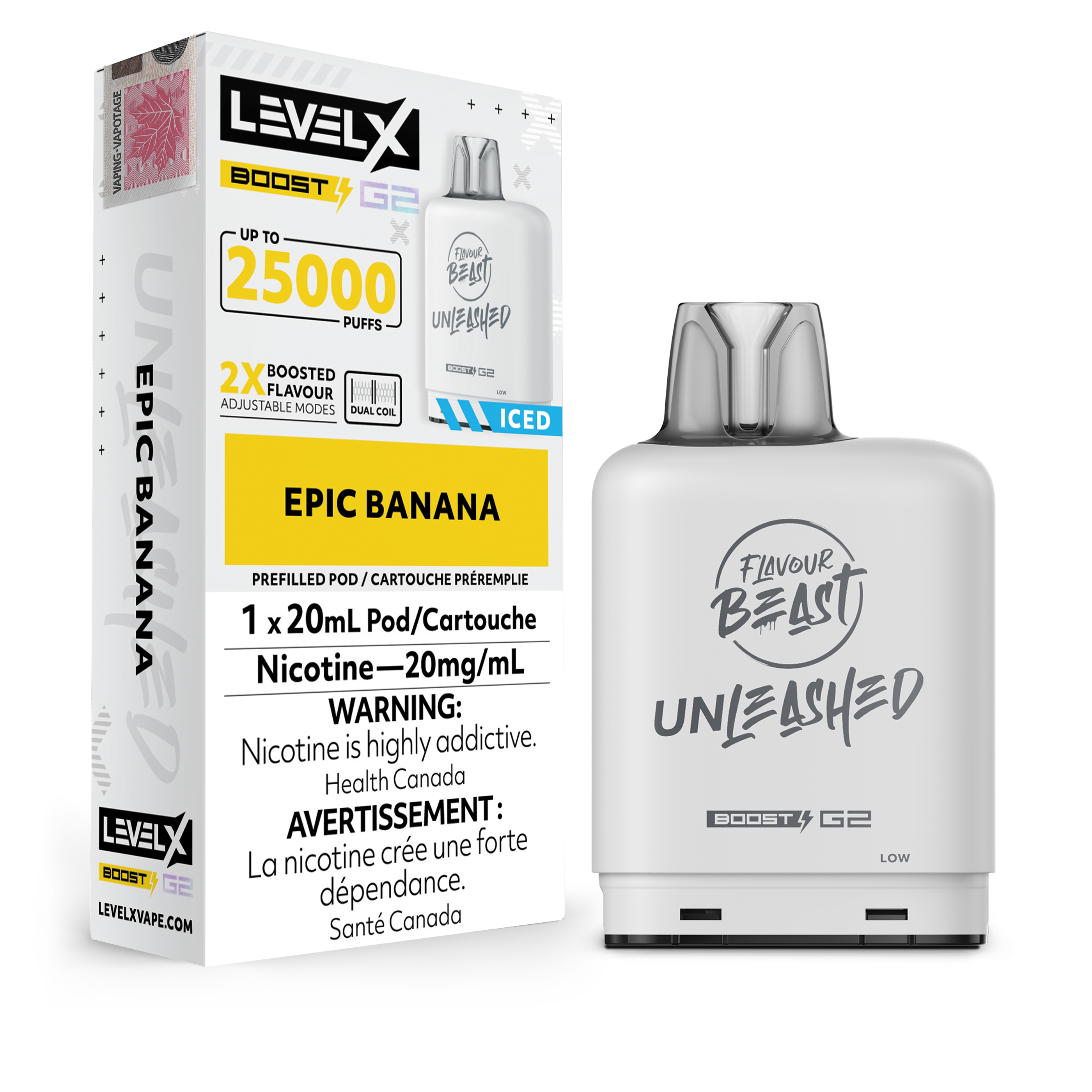 EPIC BANANA - LEVEL X FB UNLEASHED BOOST (20mL) (ONTARIO)