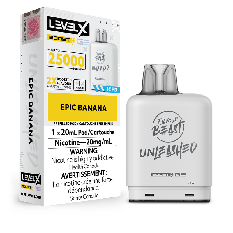 EPIC BANANA - LEVEL X FB UNLEASHED BOOST (20mL) (ONTARIO)