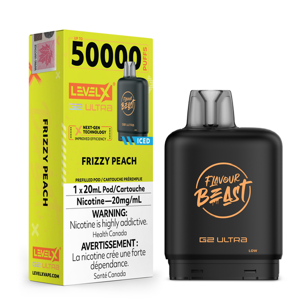 FRIZZY PEACH - FLAVOUR BEAST LEVEL X G2 ULTRA (20mL) (ONTARIO)