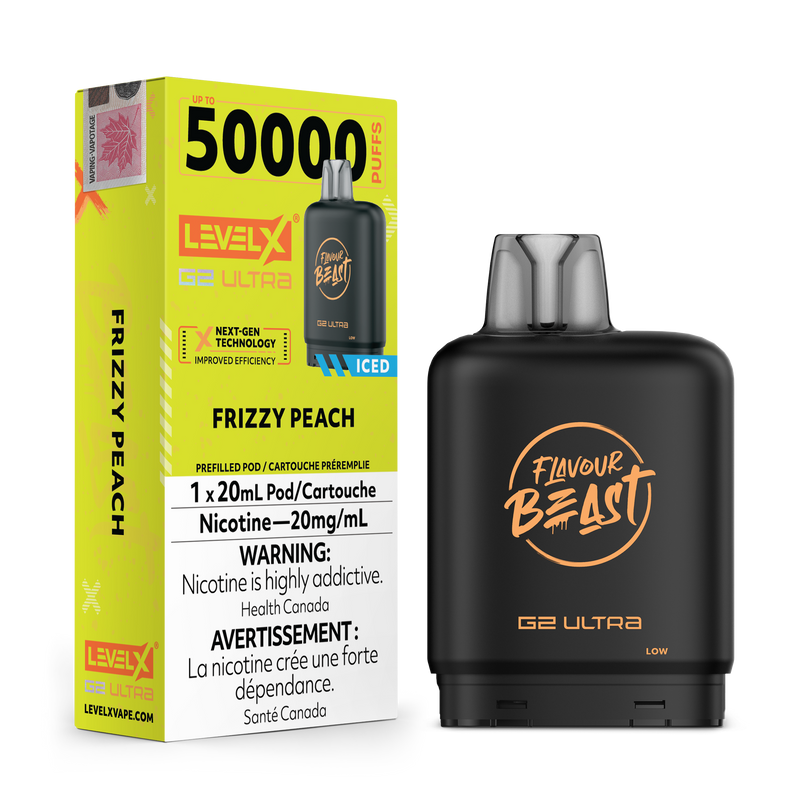 FRIZZY PEACH - FLAVOUR BEAST LEVEL X G2 ULTRA (20mL) (ONTARIO)