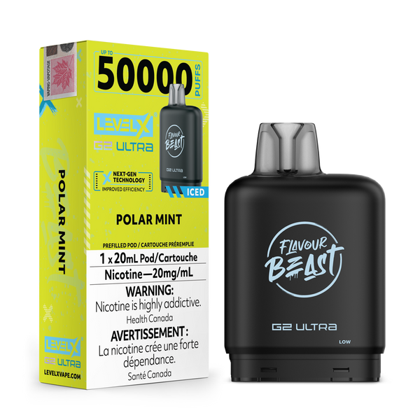 POLAR MINT - FLAVOUR BEAST LEVEL X G2 ULTRA (20mL) (ONTARIO)